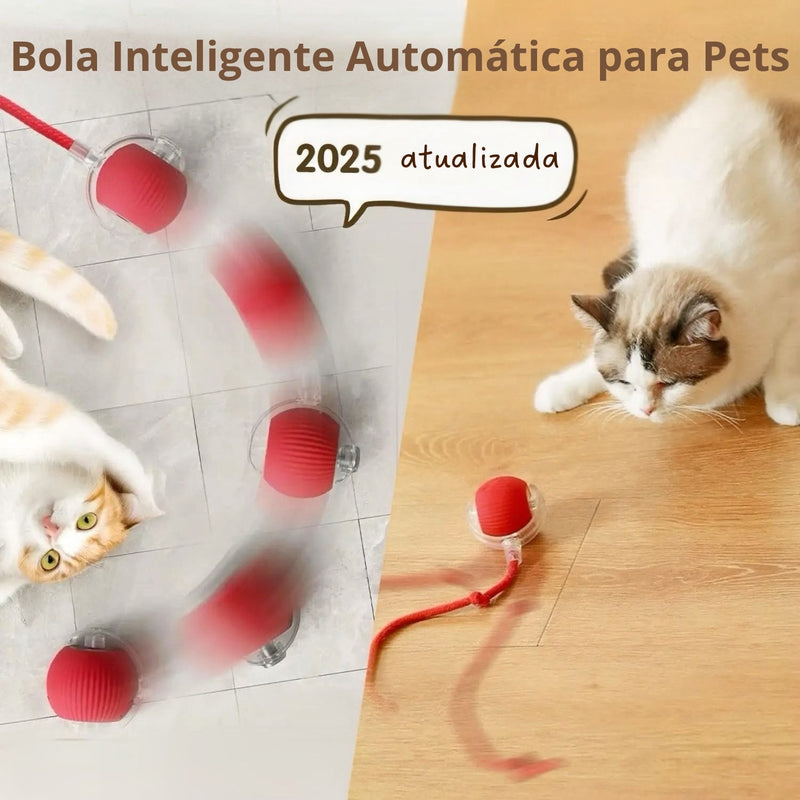 Bola Interativa Inteligente – Diversão Garantida para Seu Pet