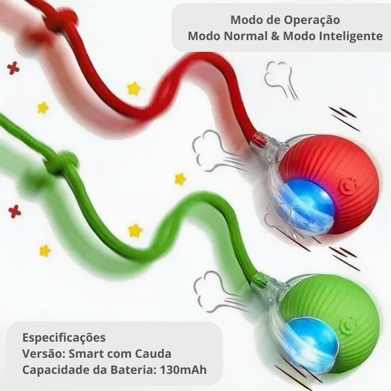 Bola Interativa Inteligente – Diversão Garantida para Seu Pet