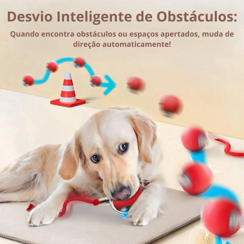 Bola Interativa Inteligente – Diversão Garantida para Seu Pet